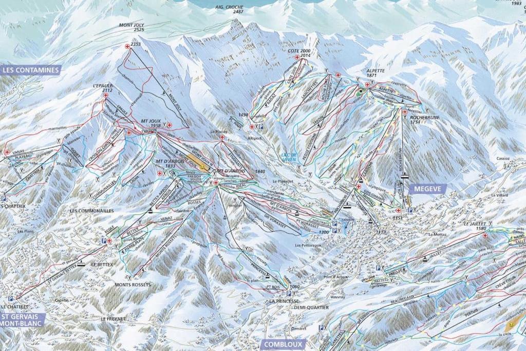 Kaban' Des Neiges Apartment แซ็งต์-แฌร์เวส์-เลส์-แบ็งส์ ภายนอก รูปภาพ